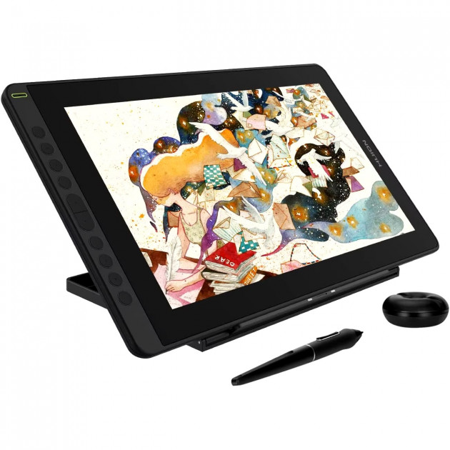 Графічний дисплей Huion Kamvas 16 (2021) GS1562 black, 15.6", 5080 LPI, 8192 levels, 1920x1080
