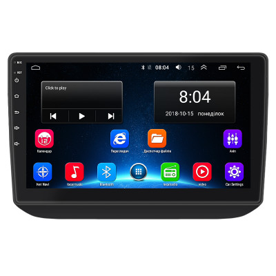 Штатная магнитола Lesko для Skoda Fabia II Рестайлинг 2010-2014 экран 10" 2/32Gb Wi-Fi GPS Base