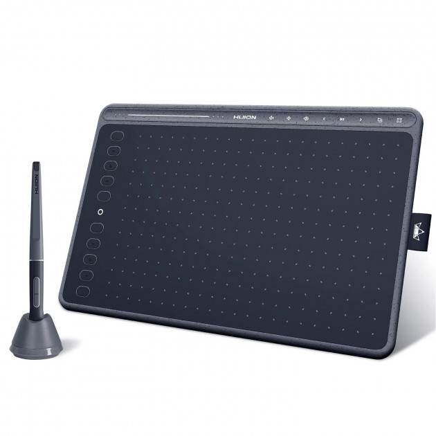 Графічний планшет Huion HS611 grey, 10.1X6.35", 5080 LPI, 8192 levels