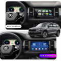 Штатная магнитола Lesko для Skoda Kodiaq I Рестайлинг 2021-н.в. экран 10" 4/32Gb 4G Wi-Fi GPS Top