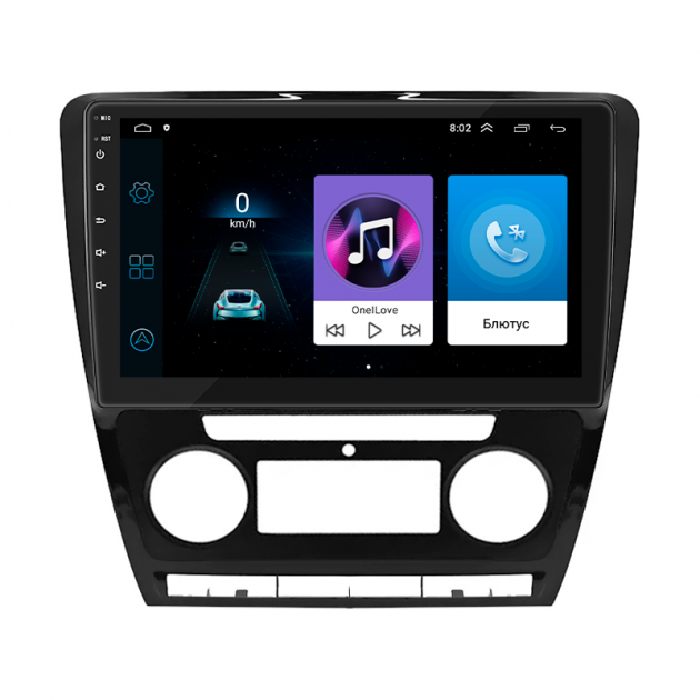 Штатная магнитола Lesko для Skoda Octavia II (A5) 2004-2009 экран 10" 1/16Gb Wi-Fi GPS Base