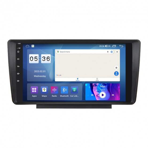 Штатная магнитола Lesko для Skoda Octavia II (A5) ver 2 2004-2013 экран 9" 2/32Gb CarPlay 4G Wi-Fi GPS Prime