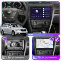 Штатная магнитола Lesko для Skoda Octavia II (A5) Рестайлинг 2008-2013 экран 10" 4/64Gb CarPlay 4G Wi-Fi GPS Prime