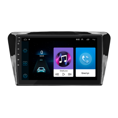 Штатная магнитола Lesko для Skoda Octavia III (A7) 2013-2017 экран 10" 1/16Gb Wi-Fi GPS Base
