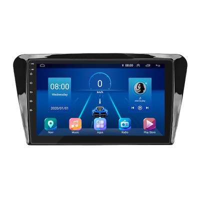 Штатная магнитола Lesko для Skoda Octavia III (A7) 2013-2017 экран 10" 4/32Gb 4G Wi-Fi GPS Top