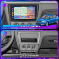 Штатная магнитола Lesko для Skoda Rapid I 2012-2017 экран 9" 4/64Gb CarPlay 4G Wi-Fi GPS Prime