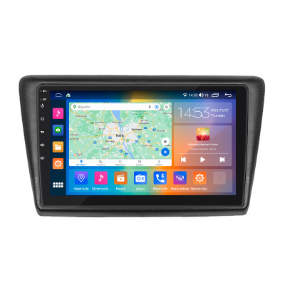 Штатная магнитола Lesko для Skoda Rapid I Рестайлинг 2017-2020 экран 9" 4/64Gb CarPlay 4G Wi-Fi GPS Prime