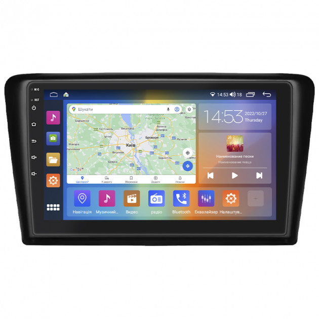 Штатная магнитола Lesko для Skoda Spaceback  2014-2019 экран 9" 4/64Gb CarPlay 4G Wi-Fi GPS Prime