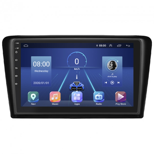 Штатная магнитола Lesko для Skoda Spaceback  2014-2019 экран 9" 2/32Gb 4G Wi-Fi GPS Top