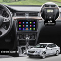 Штатная магнитола Lesko для Skoda Superb II Рестайлинг 2013-2015 экран 10" 2/32Gb Wi-Fi GPS Base