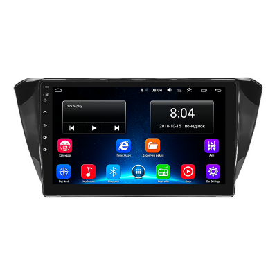 Штатная магнитола Lesko для Skoda Superb III 2015-2019 экран 10" 2/32Gb Wi-Fi GPS Base