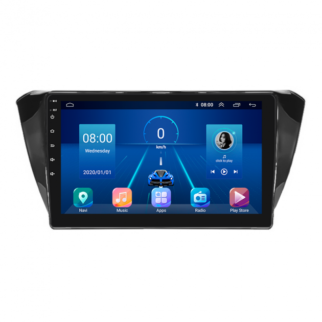 Штатная магнитола Lesko для Skoda Superb III 2015-2019 экран 10" 2/32Gb 4G Wi-Fi GPS Top