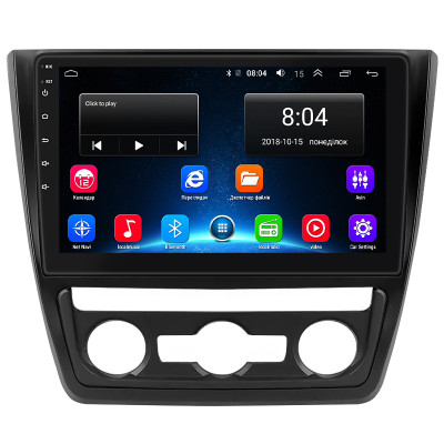 Штатная магнитола Lesko для Skoda Yeti I 2009-2014 экран 10" 2/32Gb Wi-Fi GPS Base