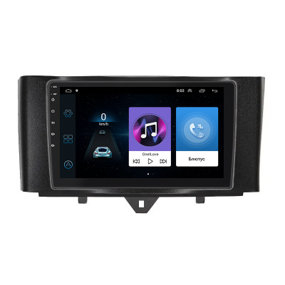 Штатная магнитола Lesko для Smart Fortwo 452 2011-2017 экран 9" 1/16Gb Wi-Fi GPS Base