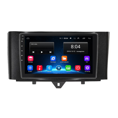 Штатная магнитола Lesko для Smart Fortwo 452 2011-2017 экран 9" 2/32Gb Wi-Fi GPS Base