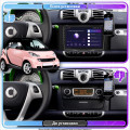 Штатная магнитола Lesko для Smart Fortwo 452 2011-2017 экран 9" 6/128Gb 4G Wi-Fi GPS Top