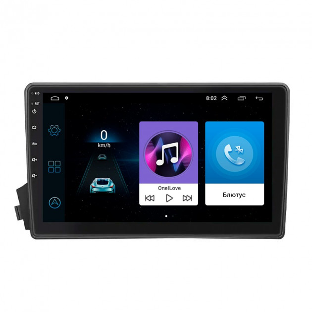 Штатная магнитола Lesko для SsangYong Kyron I Рестайлинг 2007-2015 экран 9" 1/16Gb Wi-Fi GPS Base