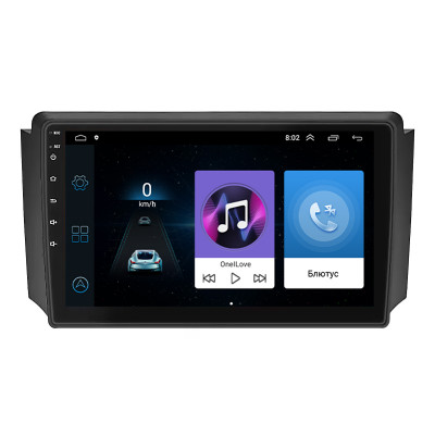 Штатная магнитола Lesko для SsangYong Rexton I 2001-2008 экран 9" 1/16Gb Wi-Fi GPS Base