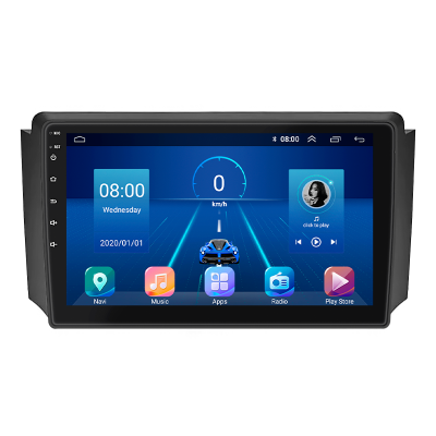 Штатная магнитола Lesko для SsangYong Rexton I 2001-2008 экран 9" 4/64Gb 4G Wi-Fi GPS Top