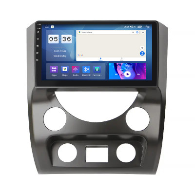 Штатная магнитола Lesko для SsangYong Rexton III 2012-2017 экран 9" 4/64Gb CarPlay 4G Wi-Fi GPS Prime