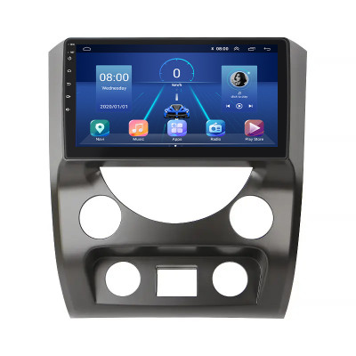 Штатная магнитола Lesko для SsangYong Rexton III 2012-2017 экран 9" 4/64Gb 4G Wi-Fi GPS Top