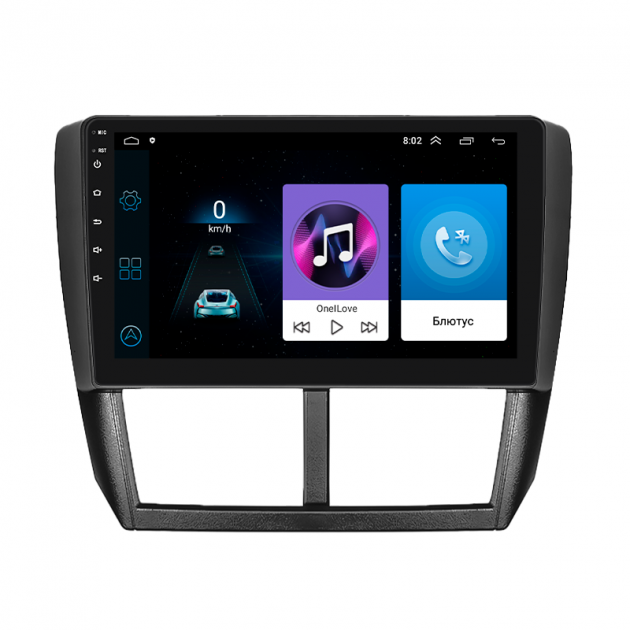 Штатная магнитола Lesko для Subaru Forester III 2007-2011 экран 9" 1/16Gb Wi-Fi GPS Base
