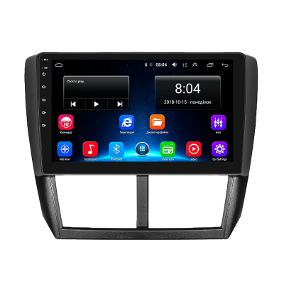 Штатная магнитола Lesko для Subaru Forester III 2007-2011 экран 9" 4/64Gb 4G Wi-Fi GPS Top