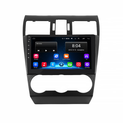 Штатная магнитола Lesko для Subaru Forester IV Рестайлинг 2 2016-2018 экран 9" 2/32Gb Wi-Fi GPS Base