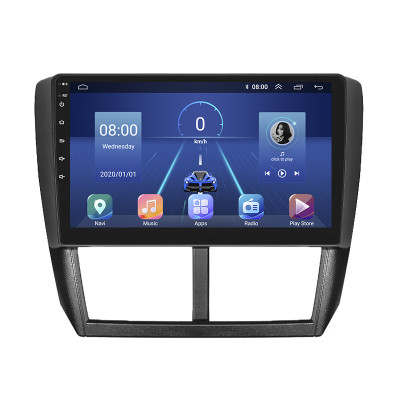 Штатная магнитола Lesko для Subaru Impreza III 2007-2011 экран 9" 4/64Gb 4G Wi-Fi GPS Top