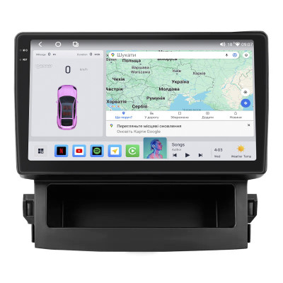 Штатная магнитола Lesko для Subaru Impreza V 2016-н.в. экран 9" 4/64 QLED CarPlay 4G Wi-Fi GPS 360 Prime