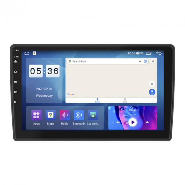 Штатная магнитола Lesko для Suzuki Ignis II (HR) 2003-2008 экран 10" 4/64Gb CarPlay 4G Wi-Fi GPS Prime