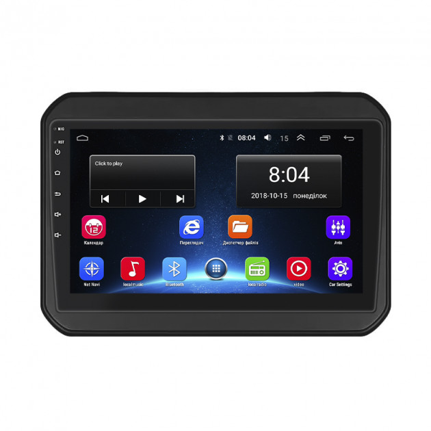 Штатная магнитола Lesko для Suzuki Ignis III 2016-2020 экран 9" 2/32Gb Wi-Fi GPS Base