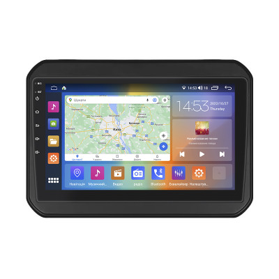 Штатная магнитола Lesko для Suzuki Ignis III 2016-2020 экран 9" 2/32Gb CarPlay 4G Wi-Fi GPS Prime