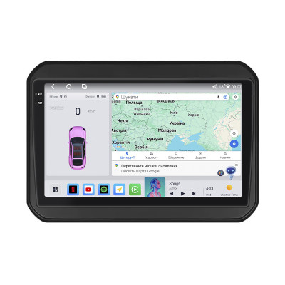 Штатная магнитола Lesko для Suzuki Ignis III 2016-2020 экран 9" 4/64 QLED CarPlay 4G Wi-Fi GPS 360 Prime