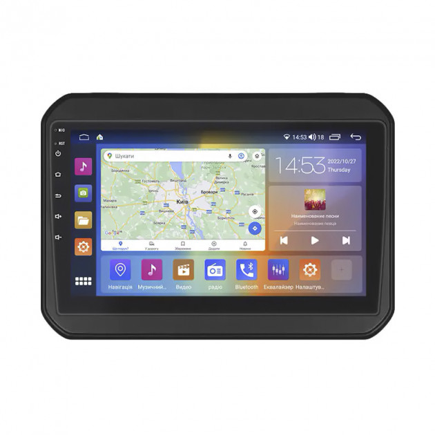 Штатная магнитола Lesko для Suzuki Ignis III Рестайлинг 2020-н.в. экран 9" 2/32Gb CarPlay 4G Wi-Fi GPS Prime