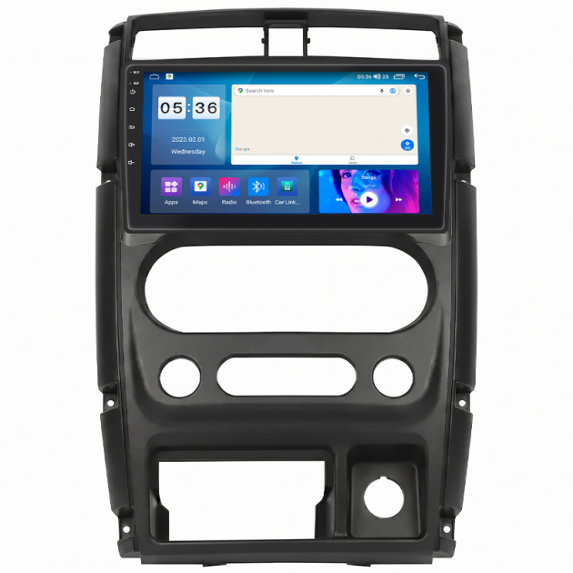 Штатная магнитола Lesko для Suzuki Jimny III Рестайлинг 1 2005-2012 экран 9" 4/64Gb CarPlay 4G Wi-Fi GPS Prime