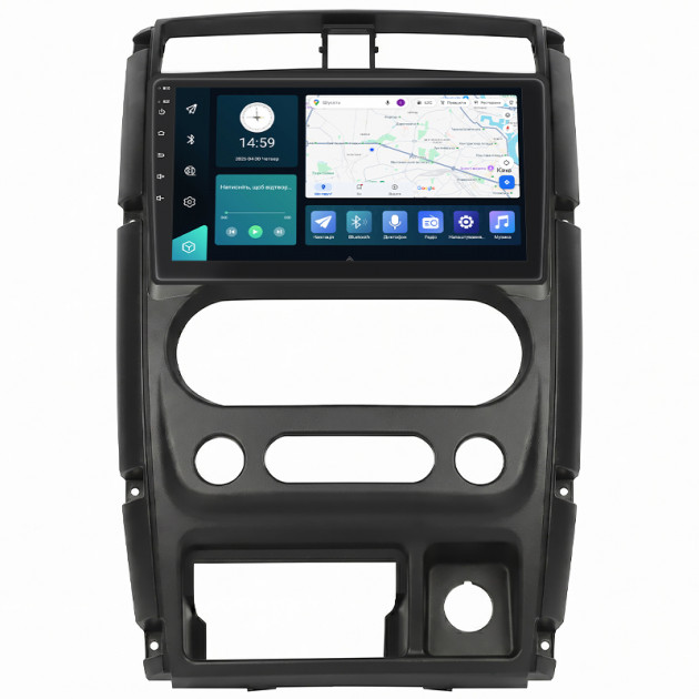 Штатная магнитола Lesko для Suzuki Jimny III Рестайлинг 1 2005-2012 экран 9" 2/32Gb 4G Wi-Fi GPS Top