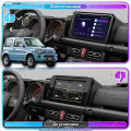 Штатная магнитола Lesko для Suzuki Jimny III Рестайлинг 2 2012-2019 экран 9" 4/64Gb 4G Wi-Fi GPS Top