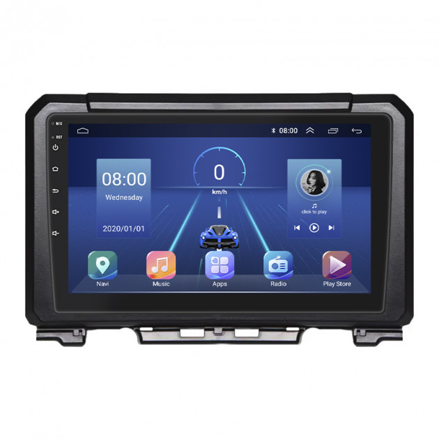 Штатная магнитола Lesko для Suzuki Jimny IV 2018-н.в. экран 9" 2/32Gb 4G Wi-Fi GPS Top