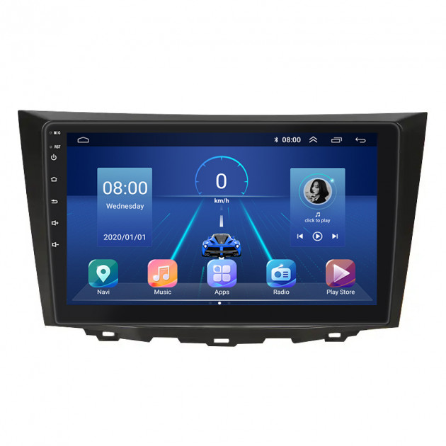 Штатная магнитола Lesko для Suzuki Kizashi  2009-2014 экран 9" 4/64Gb 4G Wi-Fi GPS Top