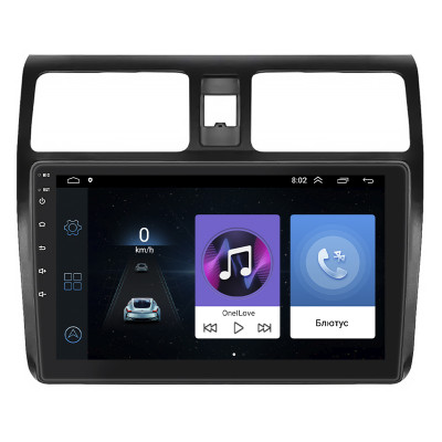 Штатная магнитола Lesko для Suzuki Swift III 2004-2011 экран 10" 1/16Gb Wi-Fi GPS Base