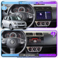 Штатная магнитола Lesko для Suzuki Swift III 2004-2011 экран 10" 4/64Gb 4G Wi-Fi GPS Top