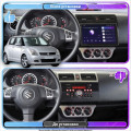 Штатная магнитола Lesko для Suzuki Swift III 2004-2011 экран 10" 6/128Gb 4G Wi-Fi GPS Top