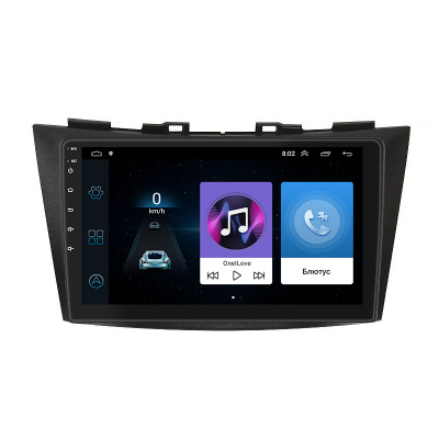 Штатная магнитола Lesko для Suzuki Swift IV 2011-2013 экран 9" 1/16Gb Wi-Fi GPS Base