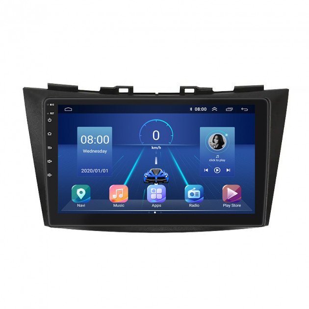 Штатная магнитола Lesko для Suzuki Swift IV 2011-2013 экран 9" 2/32Gb 4G Wi-Fi GPS Top