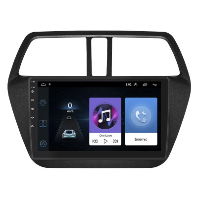 Штатная магнитола Lesko для Suzuki SX4 II (S-Cross) 2013-2016 экран 9" 1/16Gb Wi-Fi GPS Base