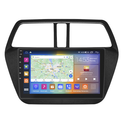 Штатная магнитола Lesko для Suzuki SX4 II (S-Cross) 2013-2016 экран 9" 2/32Gb CarPlay 4G Wi-Fi GPS Prime