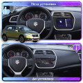 Штатная магнитола Lesko для Suzuki SX4 II (S-Cross) 2013-2016 экран 9" 4/64Gb CarPlay 4G Wi-Fi GPS Prime