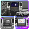 Штатная магнитола Lesko для Toyota 4Runner IV Рестайлинг 2005-2009 экран 9" 4/64Gb CarPlay 4G Wi-Fi GPS Prime