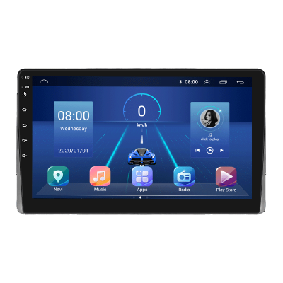 Штатная магнитола Lesko для Toyota 4Runner IV Рестайлинг 2005-2009 экран 9" 6/128Gb 4G Wi-Fi GPS Top